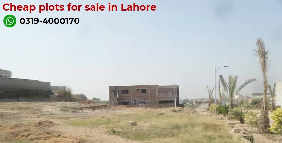 Cheap residential plots land for sale in Lahore