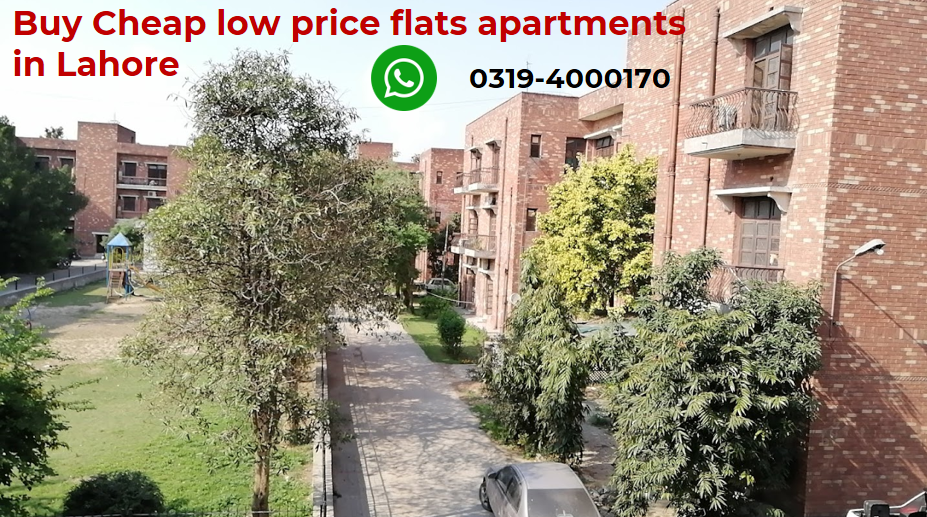 Buy cheap low price flats apartments in Lahore