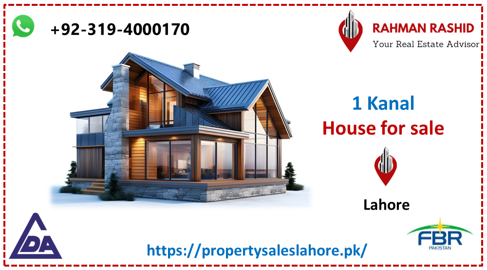 1 kanal house for sale in lahore