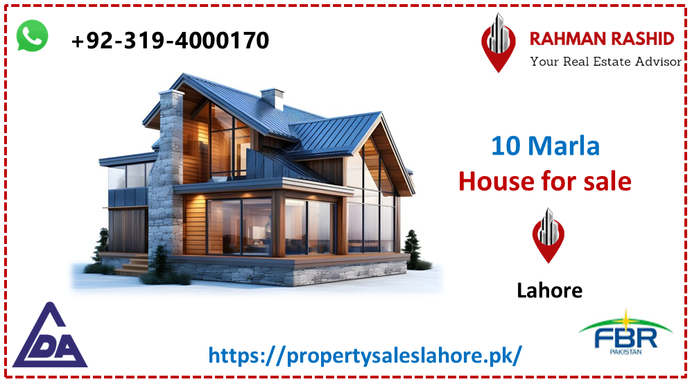 10 marla house for sale in Lahore 