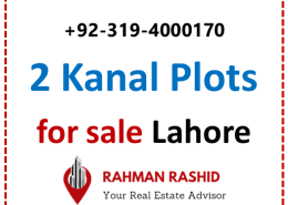 2 Kanal plot for sale in Lahore