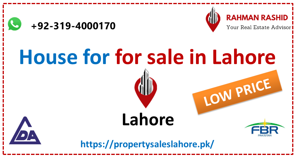 House for sale in Lahore Low Price